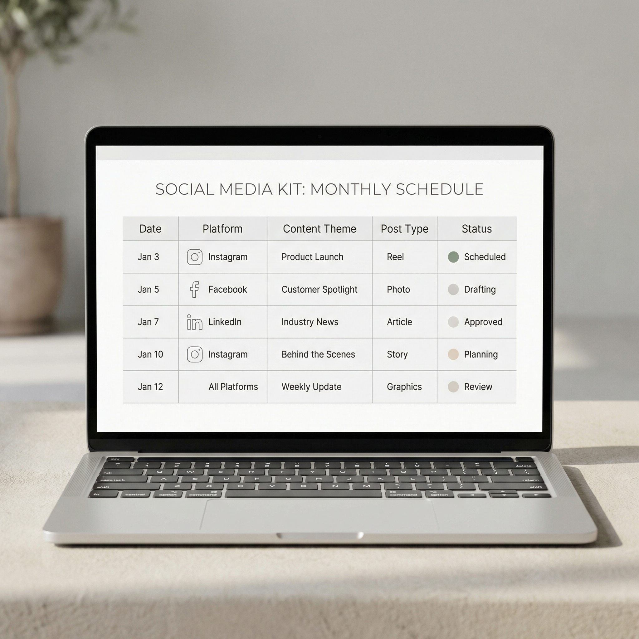 Social Media Kit preview 1